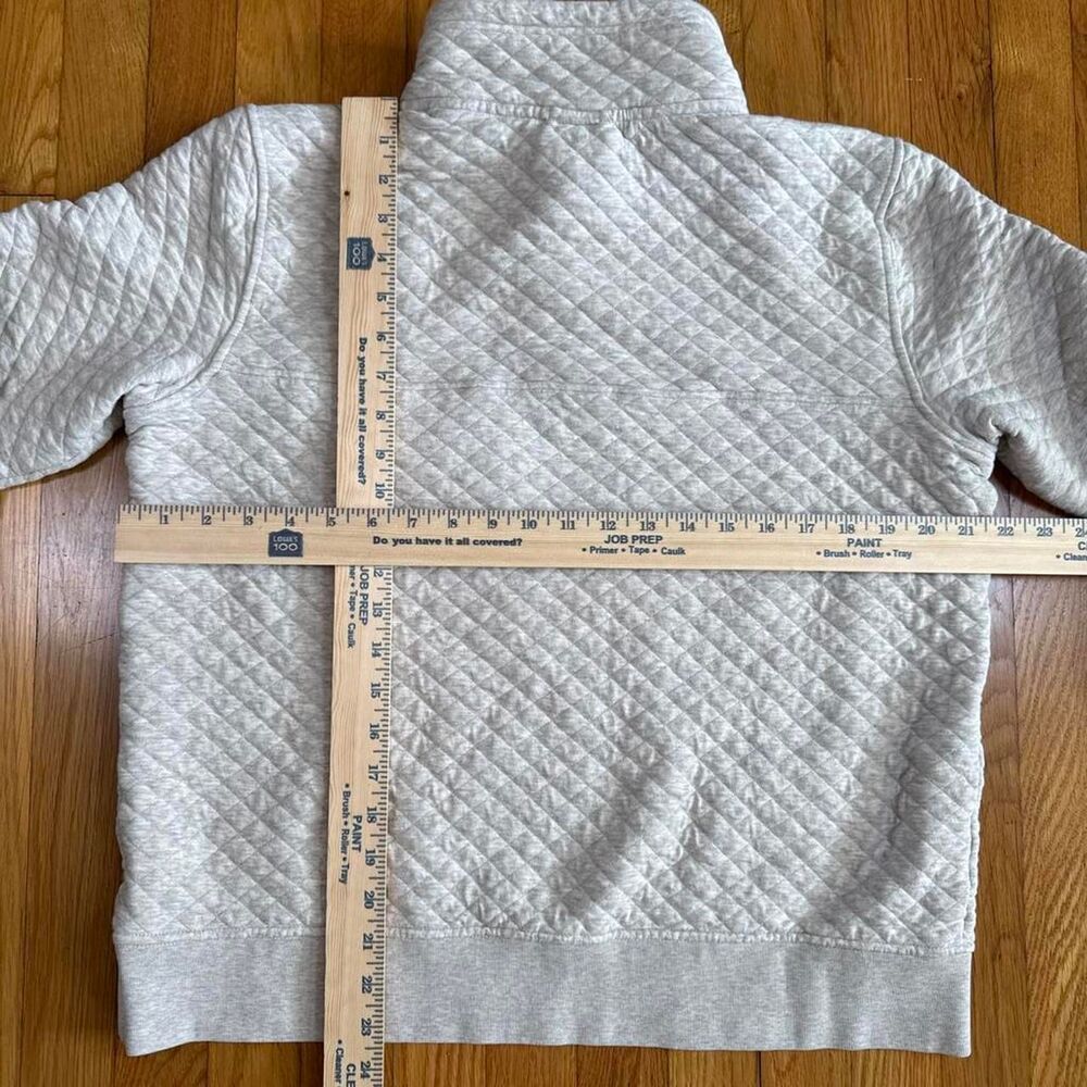 Patagonia Women's Organic Cotton Quilted Snap-T Pullover Sweatshirt L *sm stain* - Picture 6 of 7